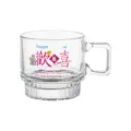 Tazza da caffè in vetro trasparente con manico design impilabile grazioso coniglio tazza - Coniglietto Deliziato