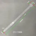 Transparente Kunststoff-Display-Hängestreifen für Waren mit einer Gesamtlänge von 635 mm - Anzeigestreifen (CY11006)