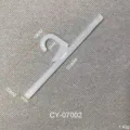 Gedetailleerd overzicht van doorzichtige plastic tashaak met nauwkeurige afmetingen en lichtgewicht. - CY07002