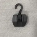Clip duradero de plástico negro para guantes con gancho para accesorios de invierno - Estilo de Gancho Estándar (CY06002)