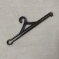 Zwarte plastic sjaalhanger haak voor handdoeken en leggings opslag - Open Steunbalk Stijl (CY03008) / Zwart