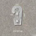Transparent PP plastic snap hook for packaging bags, clothing and sock hanging display parts. - CY00134 (Transparent)