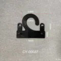 Langlebiger schwarzer Kunststoff-Druckknopfhaken für Displaybeutel mit 69x60mm Maßen - Stil CY00027 / 500g-1000g Packung / Weiß/Schwarz/Transluzent