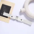 Cintura elastica minimalista da donna, cintura invisibile regolabile per jeans. - Bianco latte