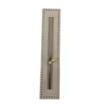 PU leather zipper strip detail view, DIY handmade bag accessory, smooth metal puller, grey. - Off White