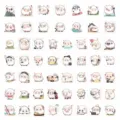 Juego de 54 lindas pegatinas de ovejas de dibujos animados para álbumes de recortes - Oveja de dibujos animados / Paquete de 54 pzas