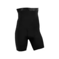 Herren High Waist Boxer Briefs schwarz Shapewear Shorts bequeme elastische Unterwäsche - S / Schwarz