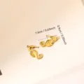 Goldener Seepferdchen-Anhänger aus Titanstahl mit den Maßen 1,6x0,9 cm für DIY-Schmuck - Seepferdchen (005)