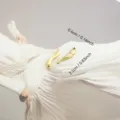 Elegante ciondolo a forma di S in acciaio al titanio placcato oro 18 carati per gioielli fai da te - Peperoncino (081)