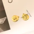 Vergoldeter Edelstahl Bienen-Münzanhänger für DIY Armband und Halskette Zubehör - Bienenrelief (019)
