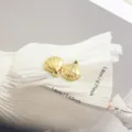 Ciondolo a conchiglia in acciaio inossidabile placcato oro 18K per gioielli fai-da-te - Conchiglia (094)