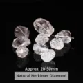 Natuurlijke onregelmatige gefacetteerde kwartskralen van 20-50 mm voor sieraden. - Onregelmatige Kraal - Groot / 20-50 mm / Transparant met Insluitsels
