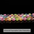 Perles cubes en calcédoine colorée de 6 mm ou 8 mm pour la création de bijoux DIY - 4-5mm environ 49 pièces / Calcédoine Couleur Tourmaline Optimisée