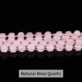 Perles cubes en quartz rose naturel de qualité supérieure pour bijoux artisanaux - 4-5mm environ 49 pièces / Quartz Rose Naturel