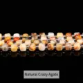 Perles en agate naturelle crazy lace en forme de cube pour la création de bijoux DIY - 4-5mm environ 49 pièces / Agate Crazy Lace Naturelle