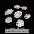 Natuurlijke 5A Herkimer diamant kristal kralen, 10-20mm onregelmatige stenen - 5A Graad Onregelmatige Kraal / 10-20 mm / Transparant met Insluitsels