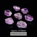 Natürliche 7A Super Seven Amethyst facettierte unregelmäßige Perlen für DIY-Schmuck, 14-20mm - Super Seven Unregelmäßige Perle / 14-20mm