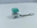 Luminous mechanical keyboard keycap keychain decompression toy transparent portable pendant - 007