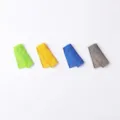 Set de cuatro paños de microfibra de colores para el cepillo de limpiar persianas - Multicolor