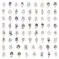 Simpatici adesivi per ragazze anime impermeabili set di adesivi decorativi fai da te - Ragazza Anime / Confezione da 70 Pezzi