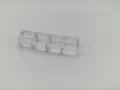 High-quality transparent 4-slot mechanical keyboard switch tester base frame for DIY keychains - Four Key Base / High Transparency