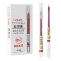 Bolígrafo de gel de secado rápido líquido directo punta de aguja 0.5mm escritura suave oficina - 0.5mm / Rojo
