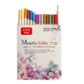 15-teiliges Set metallischer Farbstifte für DIY-Graffiti auf schwarzem Papier und Fotoalben - 15 Farben (Harte Spitze)