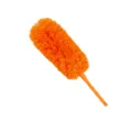 Plumero electroestatico naranja de fibra para la limpieza diaria del hogar y muebles. - Estilo de fibra naranja