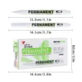 White permanent marker 1.0mm fine point quick drying waterproof art highlight marker pens. - White