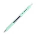 Retractable Morandi mint green gel pen with 0.5mm needle tip for smooth student writing - Black Ink (0.5mm) / Mint Green