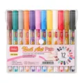 12-kleurige nail art pen set, DIY handgeschilderde fijne lijn acryl pigment marker stift. - 12-Kleuren Set