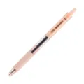 Professional Morandi pink retractable gel pen with 0.5mm fine point for student writing - Red Ink (0.5mm) / Light Pink