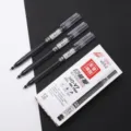 Gran capacidad boligrafo de gel negro 0.5mm escritura fluida secado rapido estudiantes - V7 negro 0,5 mm