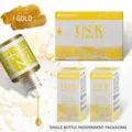 Professional gold metallic ink marker pen with alcohol-base ink and refillable design - Gold Ink (20ml)