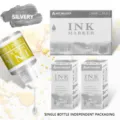 Professional silver metallic ink marker with 20mm tip for DIY art and card painting - Silver Ink (20ml)