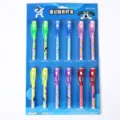 Magisches unsichtbares Tintenstift Set mit UV-Licht 12 Stk lustige Schreibwaren für Kinder. - 12-Farben-Set