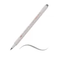 Professioneller grauer Metallic-Marker mit weicher Pinselspitze für künstlerisches DIY - Weiche Pinselspitze (M209) / Schwarz