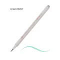 Grüner Metallic-Pinselstift Marker Modell M207 mit weicher Spitze für Kunst - Grün