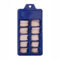 Uñas postizas largas rosa pálido forma bailarina en caja azul de 10 compartimentos - Caqui Claro (BLC026) / Caja de 10 Rejillas