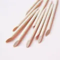 Professional 7.5cm double-sided orange wood sticks for nail art and cuticle cleaning - Orange Wood Stick