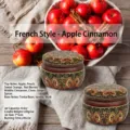 Détails de la bougie parfumée pomme cannelle avec notes et spécifications - Pomme Cannelle