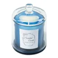 Vela aromática de cera de soja con cúpula de vidrio, ideal para decoración y yoga relajante. - Sándalo