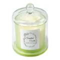 Vela aromática en tarro de cristal con tapa, cera de soja natural, variante elegante. - Sal de Mar y Salvia