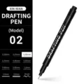 Penna da disegno tecnica nera impermeabile da 0,30 mm per architettura e design - 02#0,3 mm