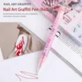 Red 0.5mm nail art marker pen for professional DIY hand-painted graffiti and drawing - 0.5mm Pen Point / Red
