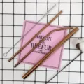 Juego de pajitas reutilizables de acero inoxidable oro rosa con cepillo para bebidas frías - Recto / 12*215mm / Rosa oro