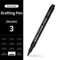 Professional 3.0mm black drafting pen for sketching and precise technical drawing - 3 Line Width (3.0mm)