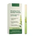 Nicotine-free herbal inhaler stick with 1.5ml capacity for respiratory support - 1.5ml Pack