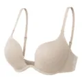 Deep V plunge bra for low back dresses, comfortable seamless push up underwear variant. - 32/70AB / Nude