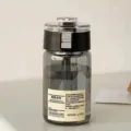 Bouteille d'eau en plastique portable avec couvercle à bouton-poussoir pour voyage. - 350 ml noir de qualité